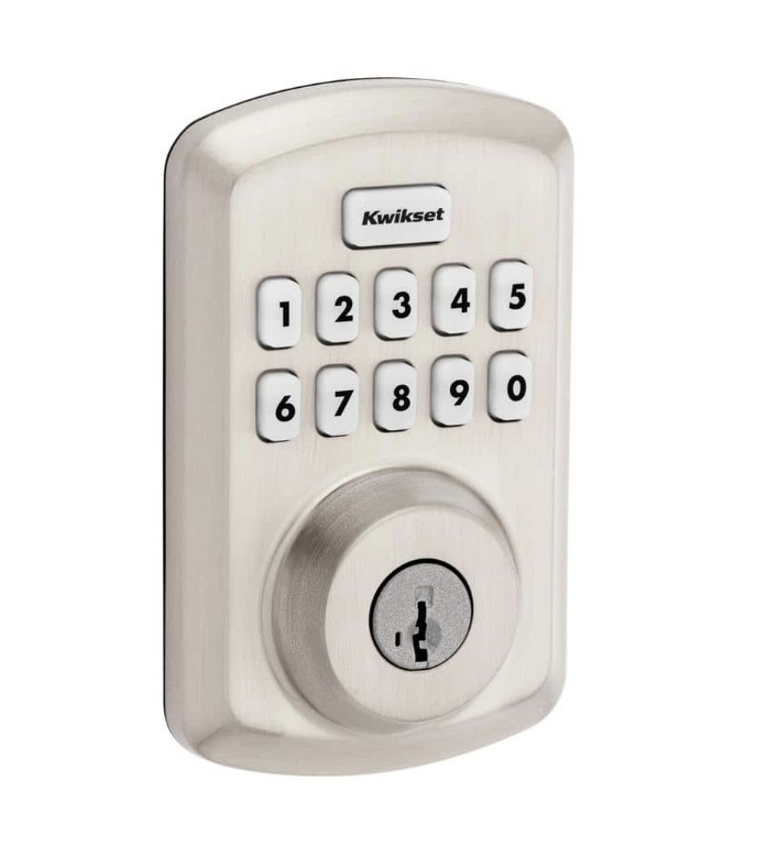 Kwikset Powerbolt 250 10-Button Keypad Satin Nickel Transitional Electronic gallery