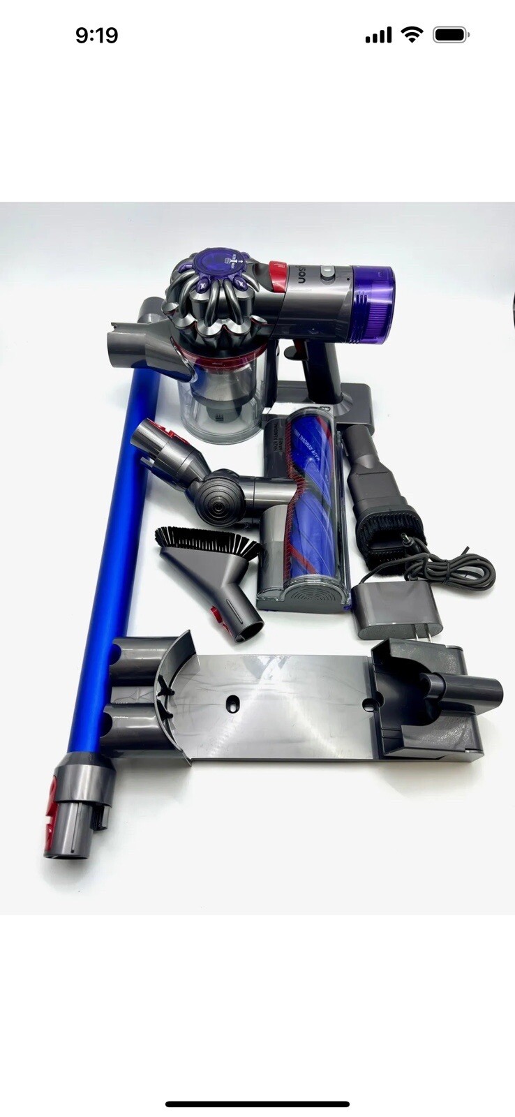 Dyson V8 Origin Extra Cordless Vacuum Cleaner - Blue/Gray (400494-01) gallery