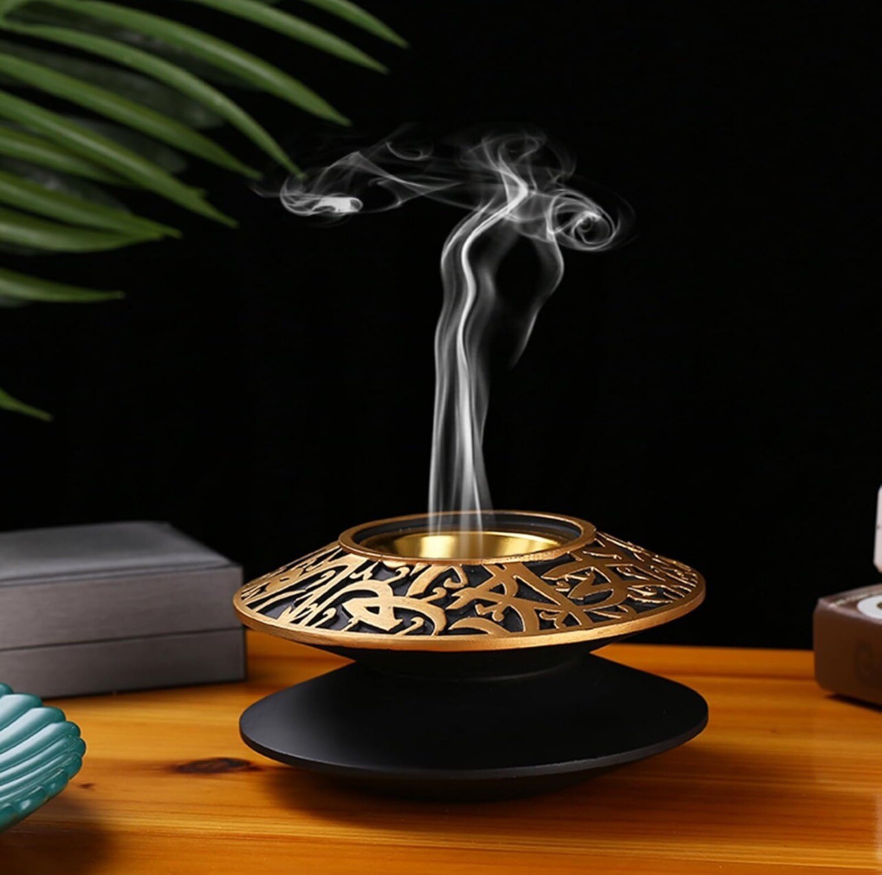 Bakhoor Incense Burner Frankincense Charcoal Desktop Decor Handheld gallery