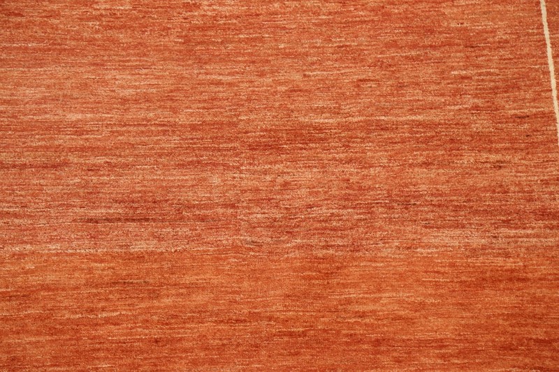 Bordered Gabbeh Kashkoli Oriental ORANGE/ IVORY Area Rug Wool Hand-knotted 5'x6' gallery