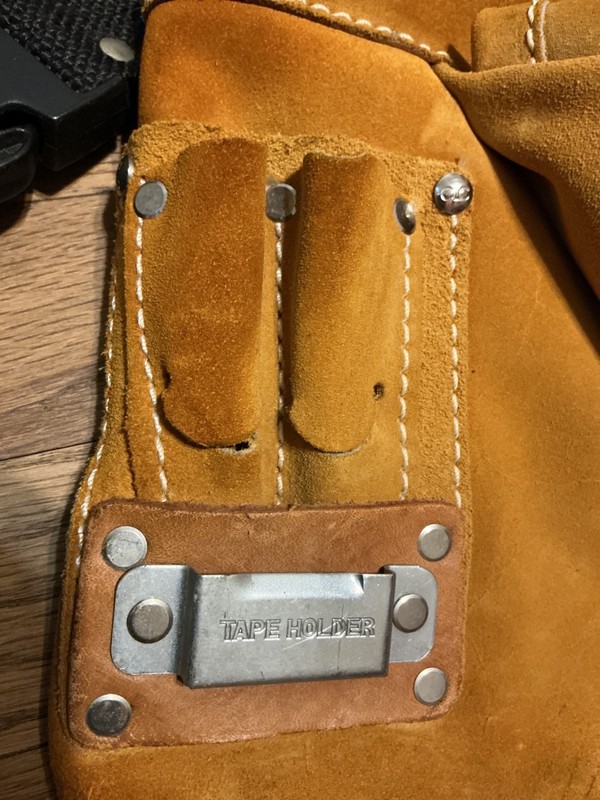 CLC Custom LeatherCraft tool pouch w/ belt,made in usa No. PK933X, 9.5x13 inches gallery