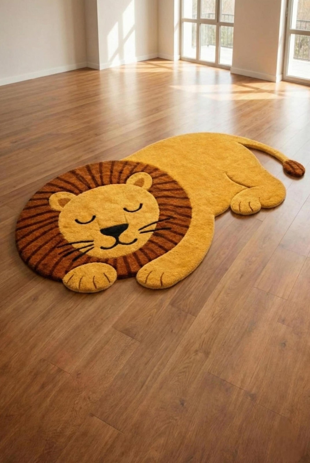 Handmade Rug | Irregular Rug | Wool Rugs | Living Room Rug | Tufted A461 gallery