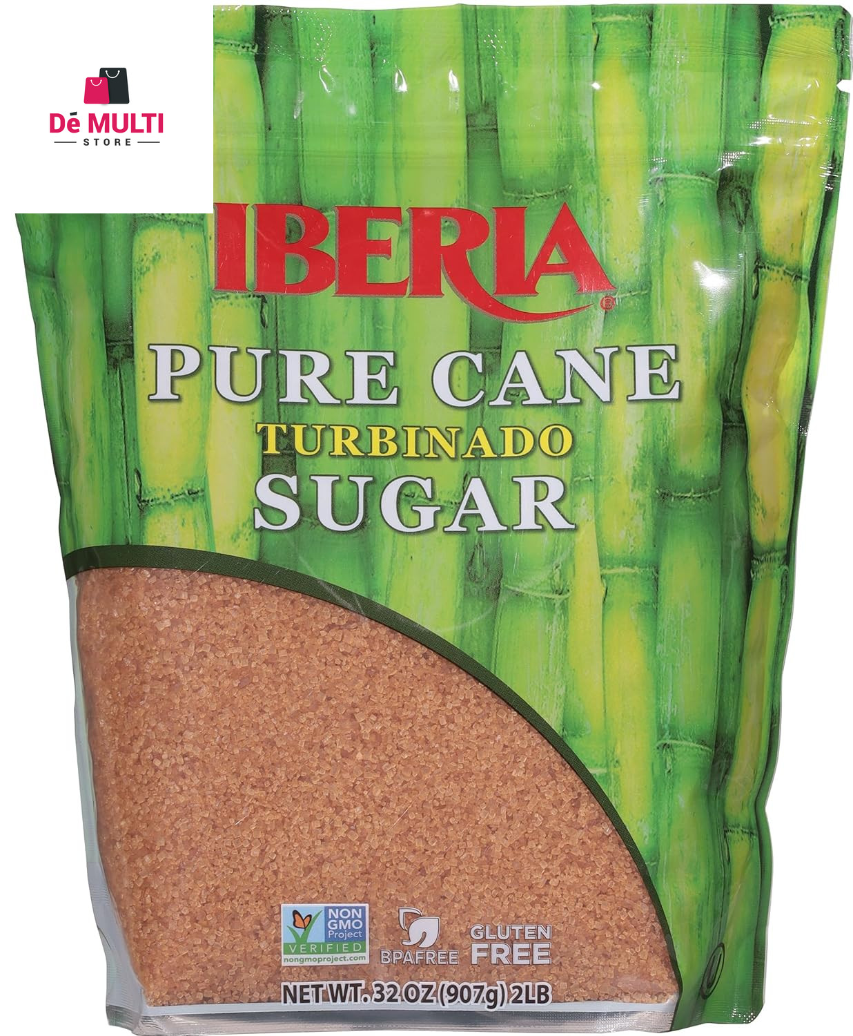 Pure Cane Raw Turbinado Sugar 2 Lb gallery