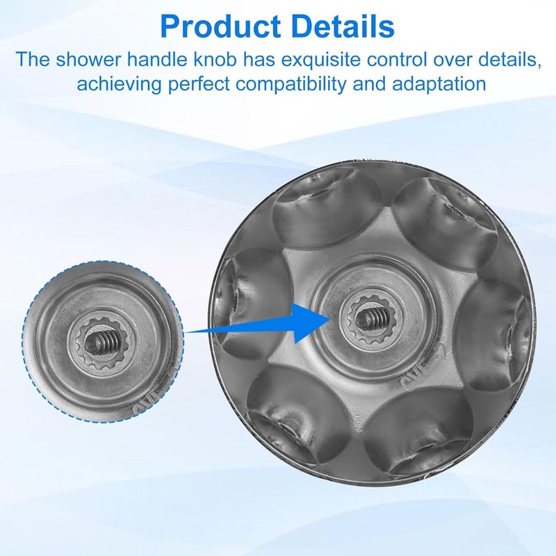 2 Piece Shower Knob Replacement for Price Pfister Verve Tub/Shower, (80457) gallery