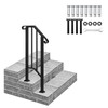 Iron Step Handrail Stair Railing for 1-2 Step Handrail Outdoor Deck Hand Rail gallery
