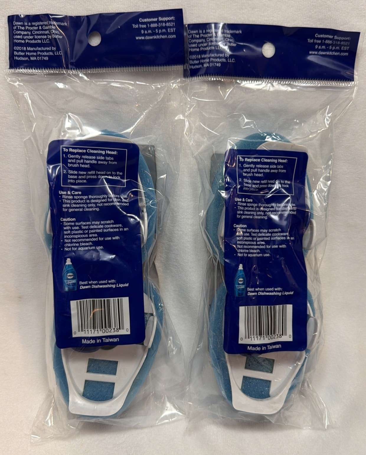 4 NOS Dawn Ultra Refill SuperFabric Sponge Scrubber for Trigger Soap Dishwand gallery