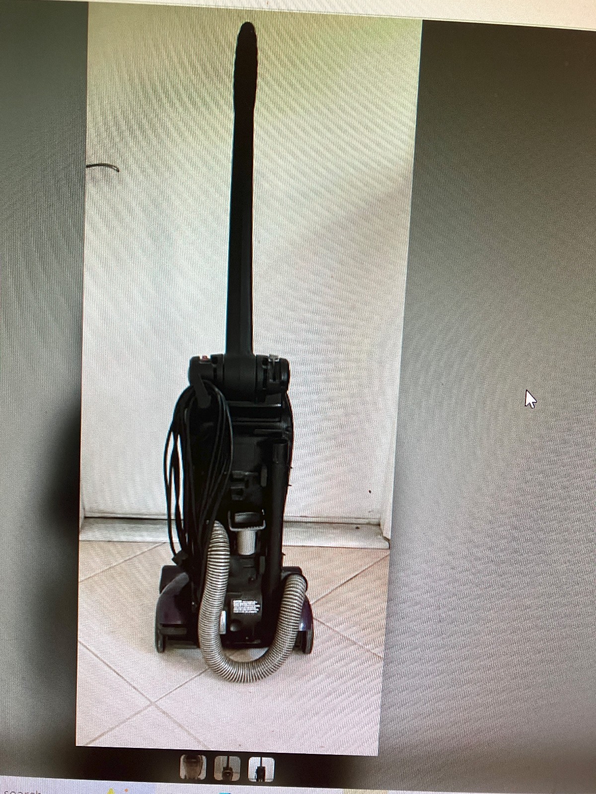 Hoover Bagless Upright Vacuum Cleaner Purple with Handle & Attachments gallery