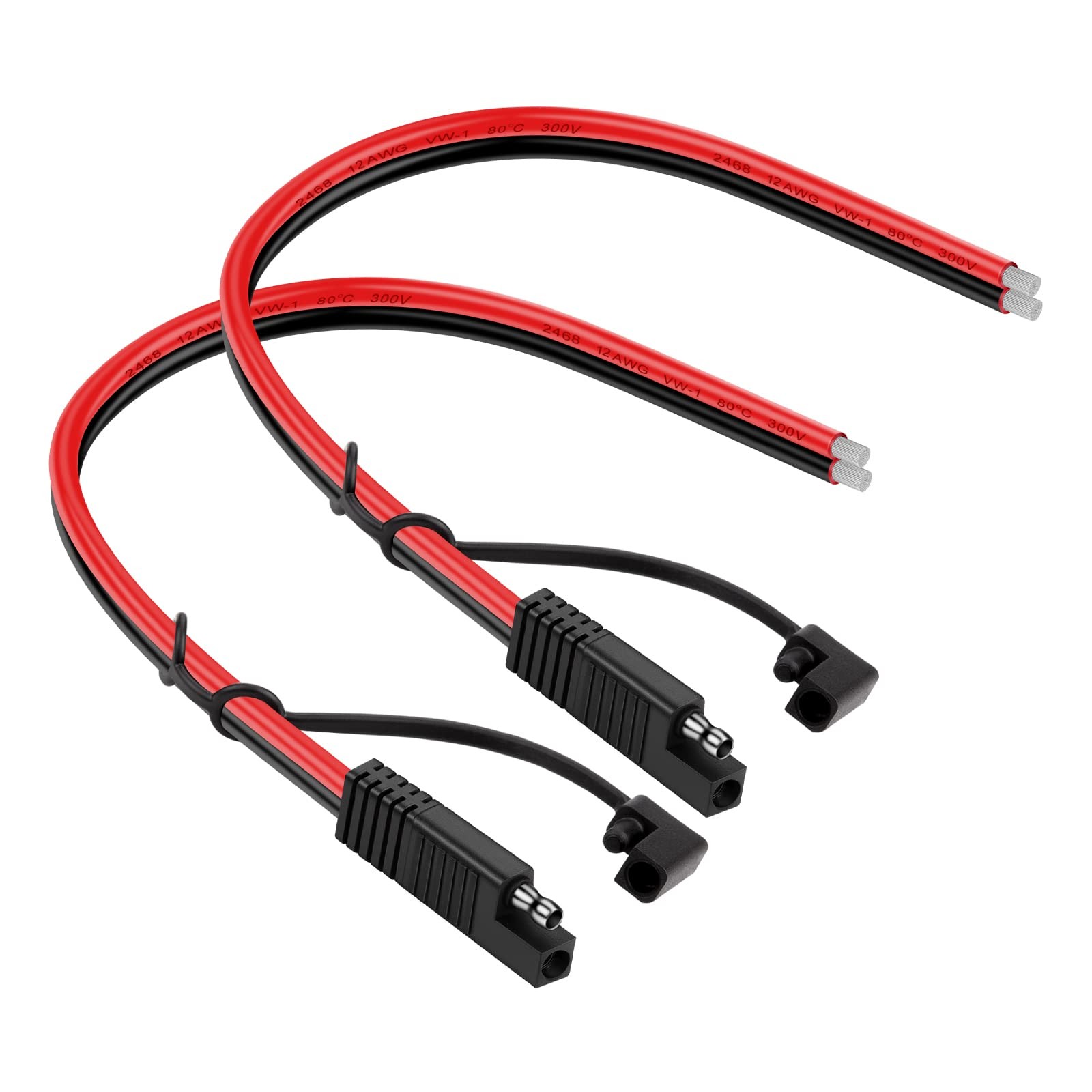2Pack SAE Extension Cable SAE Quick Connector Disconnect Plug for RV Trolling... gallery