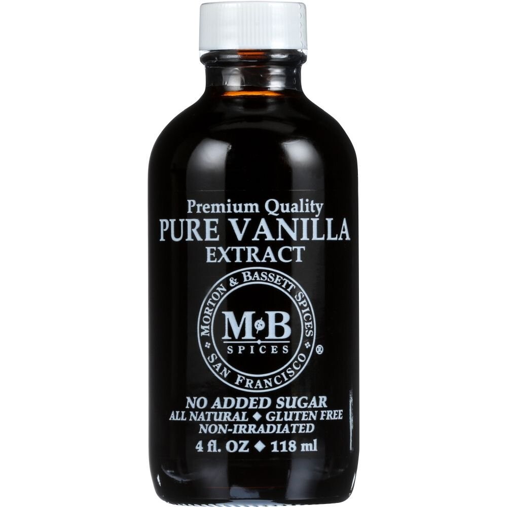 Morton & Bassett Premium Quality Pure Vanilla Extract No Added Sugar 4 FL OZ gallery