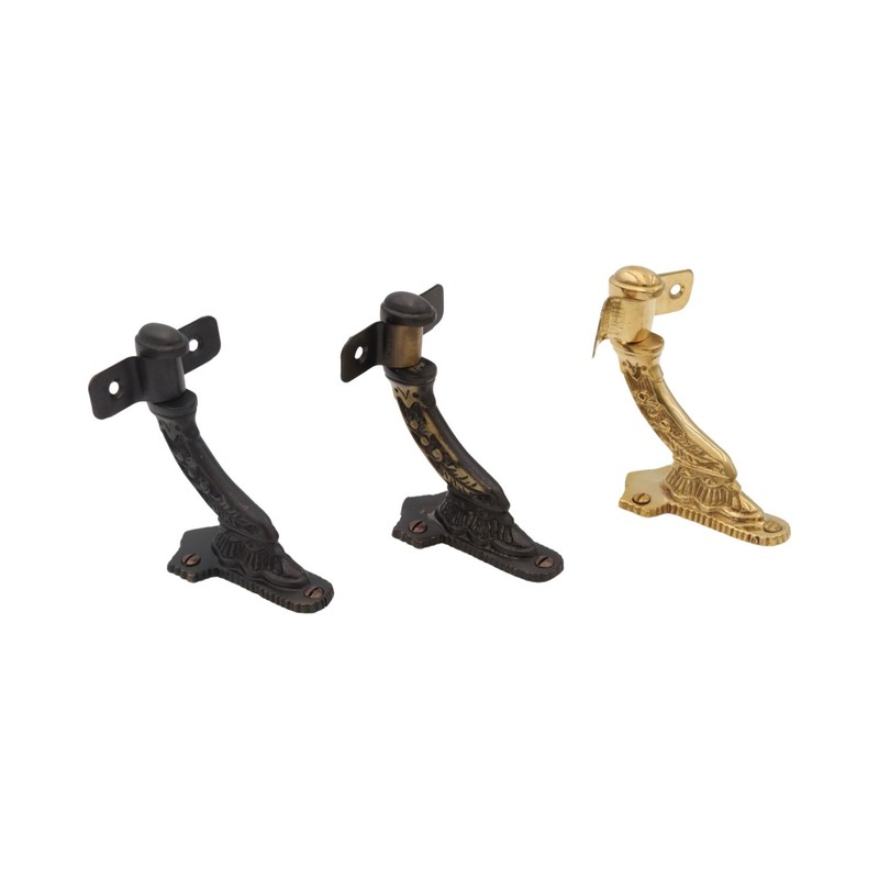 Stairs Hand Rail Bracket in Cast Solid Brass - The Victoria gallery