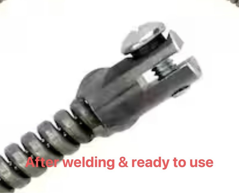 Drain Slotted Cable Repair End Bit For ( 3/8" & 5/16" ) X 25' 50' & 75 FT Cables gallery