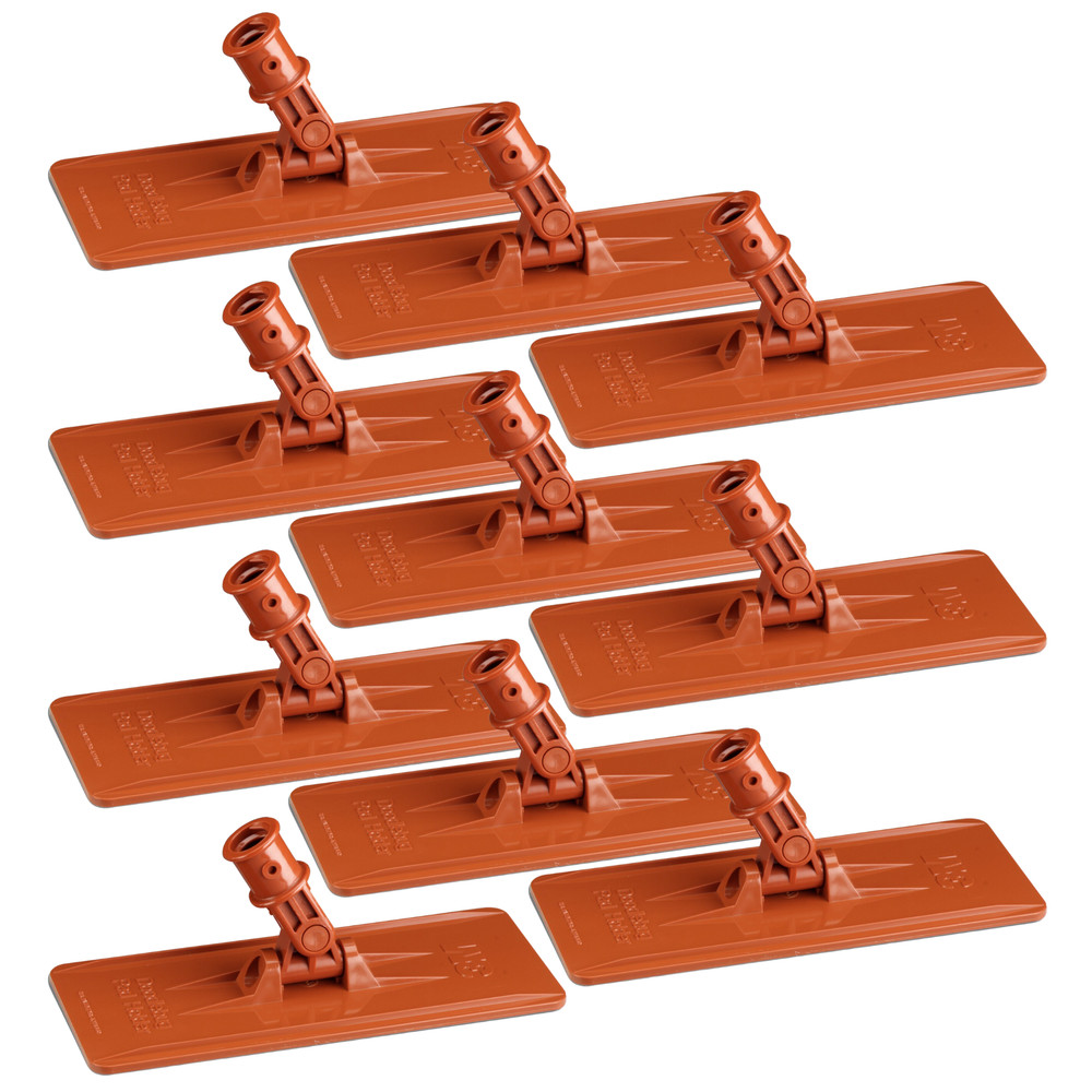 3M Doodlebug Pad Holder [for Threaded Handle]: 1 holder / 3.75 in. x 9 in. Orang