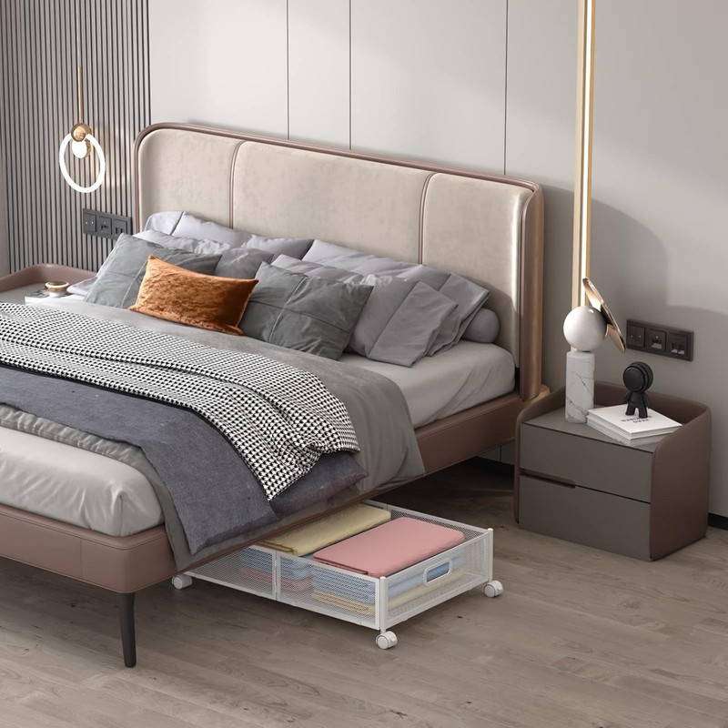 Under Bed Storage Containers With Wheels For Clothes, Blankets And Shoes,Bedding gallery