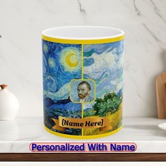 Impressionist Vincent Van Gogh, Personalized Fine Art Mug, 11 oz. or 15 oz.