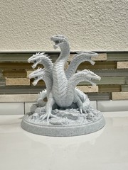 Hydra Multi Headed Dragon Mythical Creature Fantasy Mythology 5” Figurine Decor