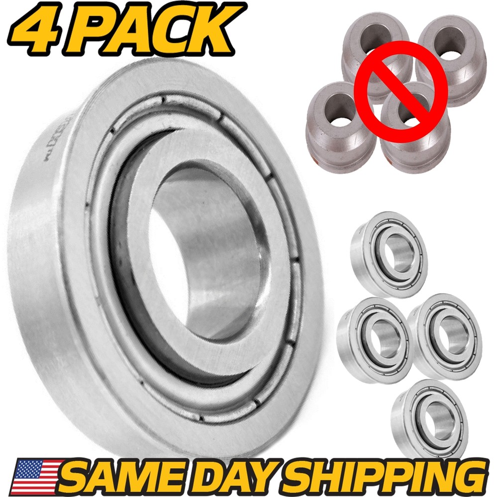 (4 Pack) Bushing to Bearing Conversion Kit fits Snapper 1759320YP 1739281YP