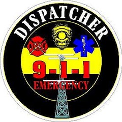 Police Fire EMS 911 Emergency Dispatcher Reflective Decal Sticker Police Sheriff