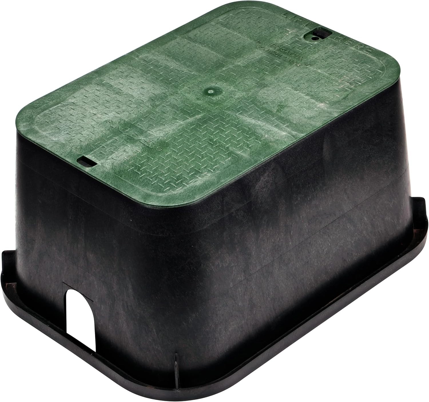 Jumbo Valve Box and Cover Irrigation Control Black Green Lid gallery