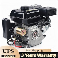 Gas Engine Electric Start Side Shaft Motor OHV Gasoline Engine 3600RPM 7.5HP USA