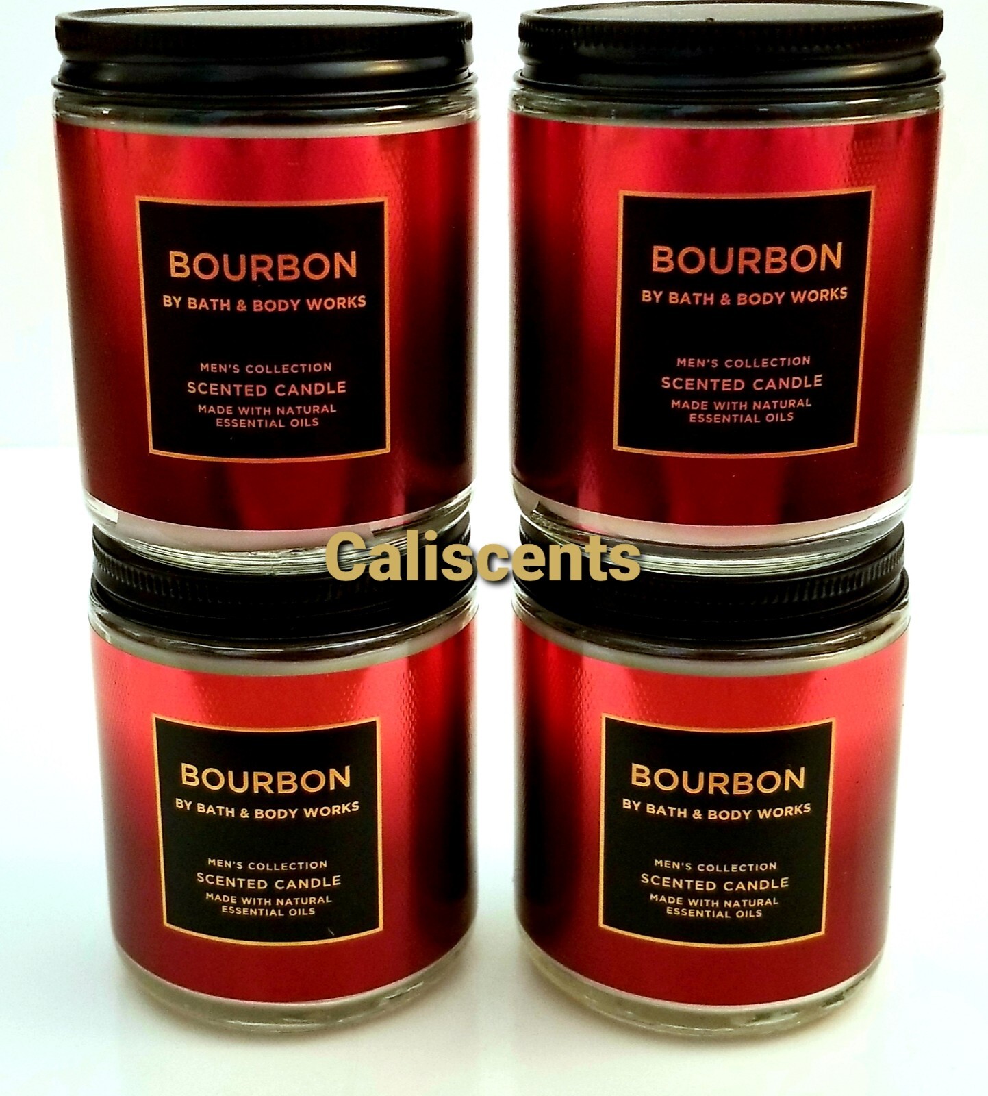 Bath & Body Works BOURBON 7 oz Candles Burns 25-45 Hrs X4 NEW gallery