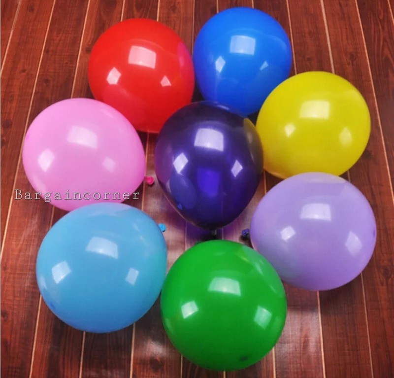 Latex Balloons Assorted Colours Birthday Wedding Party Satin Balloon CE Approved gallery