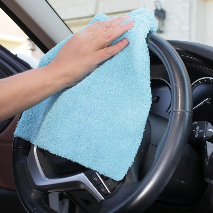 Auto Drive 14" x 14" Multipurpose Microfiber Towels, 30 pack, Multicolor gallery