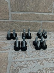 Wire Shelving Rack Threaded Insert Adjustable Feet – Set of 20