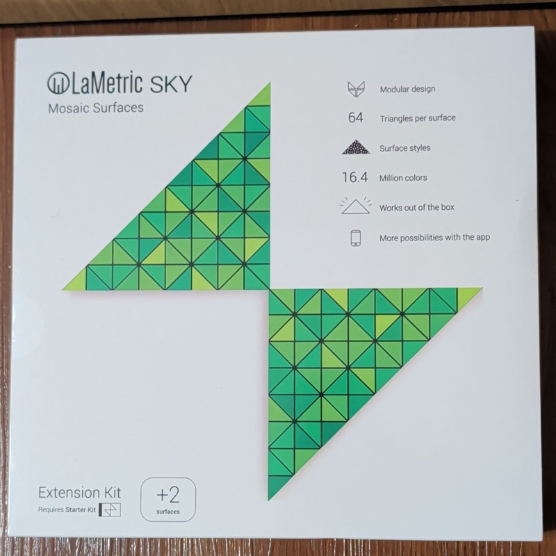 LaMetric SKY Modular Mosaic Surfaces LED Lighting Kit Color Changing App Control gallery