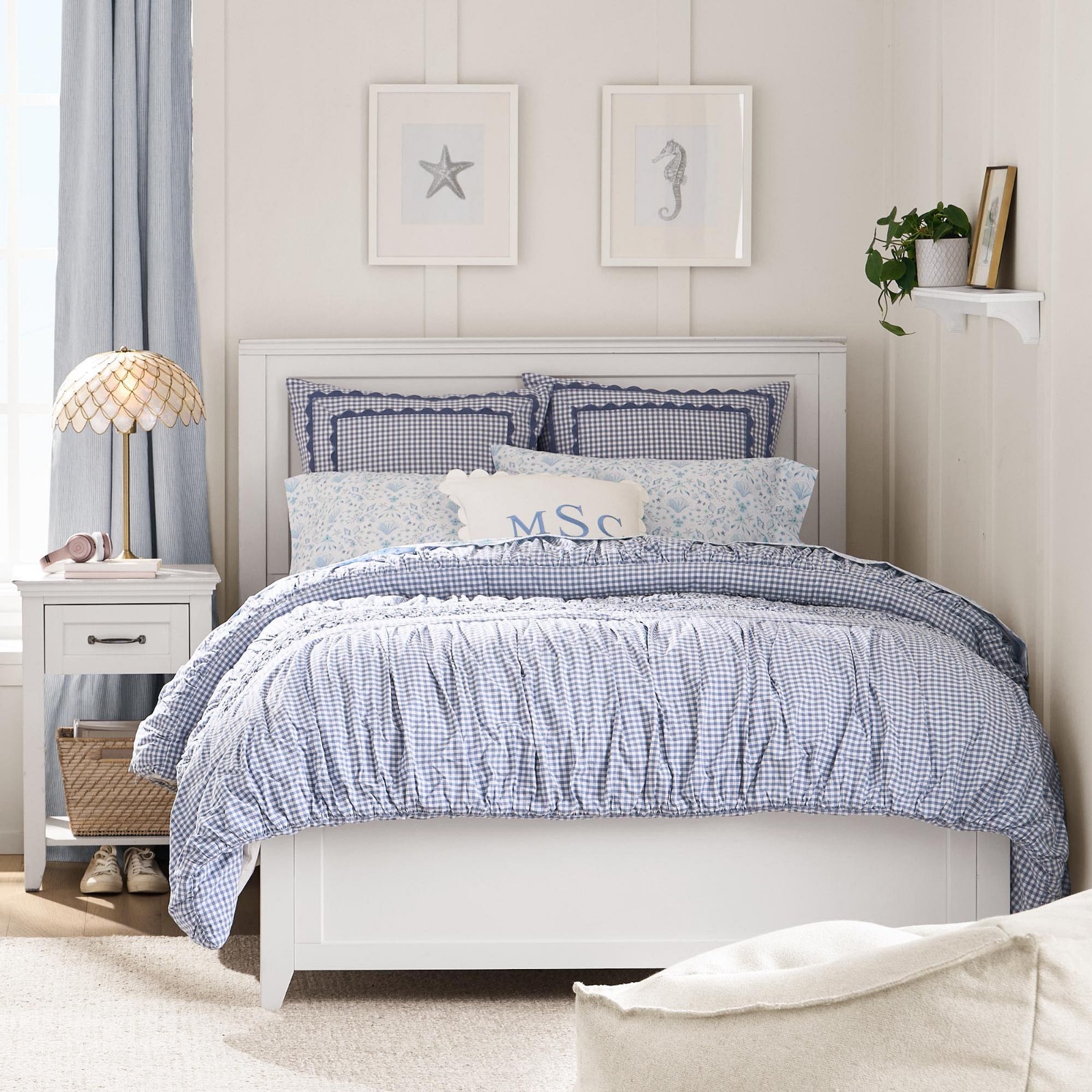 Best Seller Nantucket Gingham Quilt Chambray Twin/Twin XL gallery