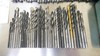 69pcs drill bit lot (random sizes in 1/4" to 1/8" range) (vintage, USA) gallery