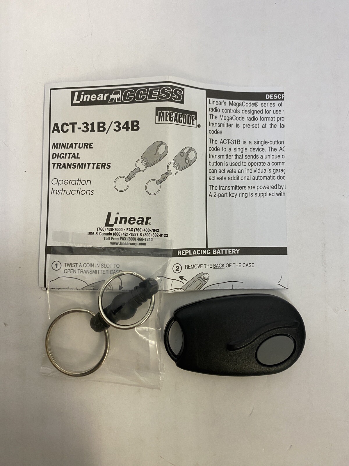 Linear Access ACT-31B/34B Miniature Digital Transmitters gallery