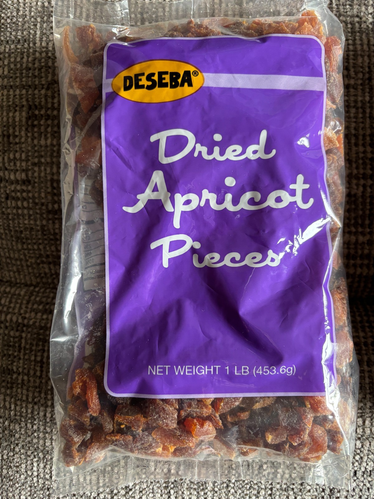 Deseba Dried Apricot Pieces 2 Pounds - Lot of 2 (1) Pound Bags gallery