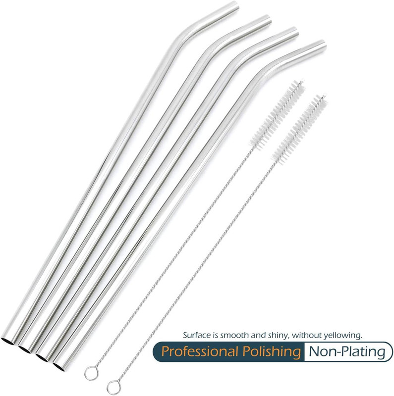 Big Drinking Straws Reusable 12 Inches Extra Long 9mm Extra Wide SUS 304 Food-Gr gallery