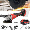 Brushless Cordless Angle Grinder with 21V Battery Charger & Cutting Disc Power gallery