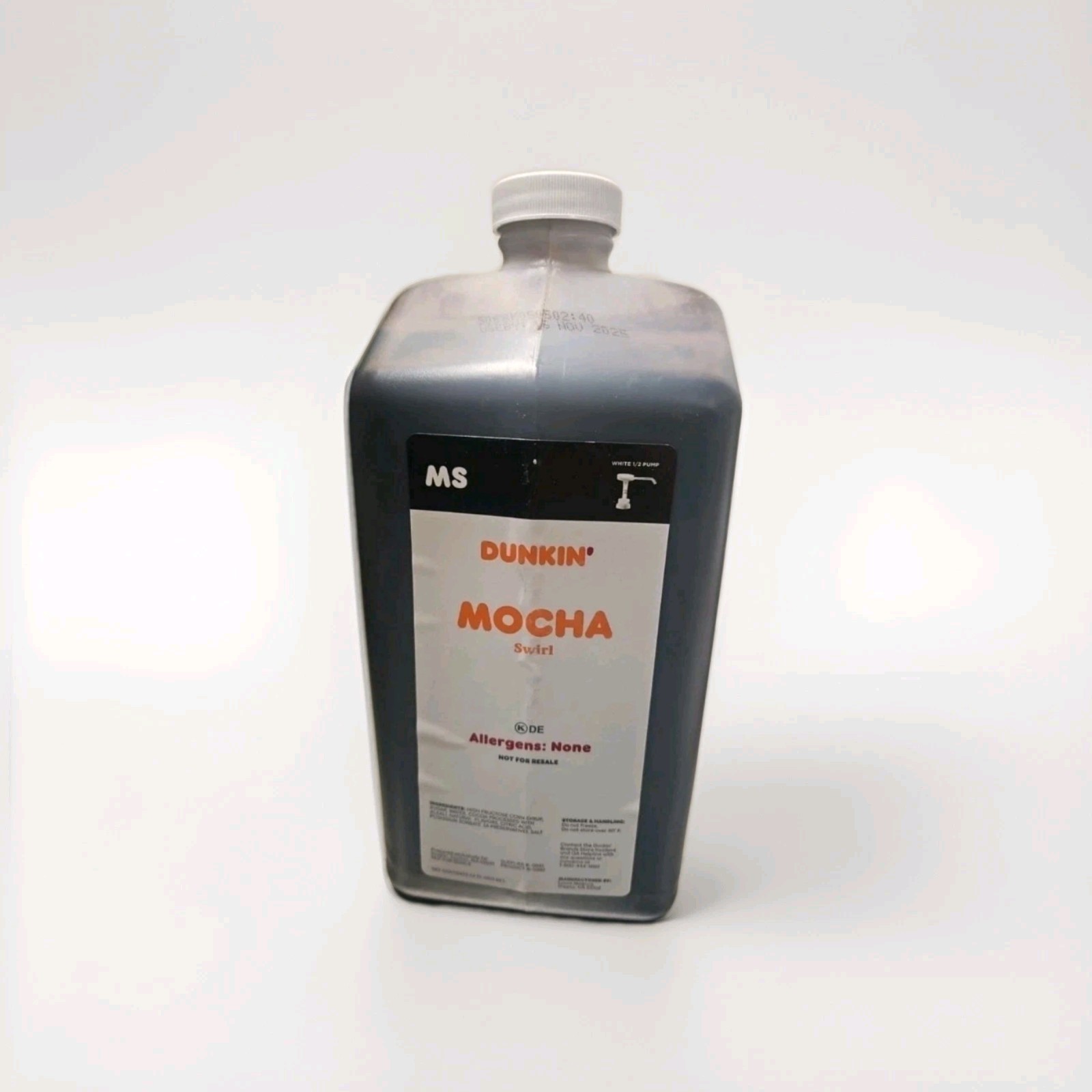 Dunkin Donuts Mocha Swirl With Pump (FREE SHIPPING) EXP OCT 2026 gallery
