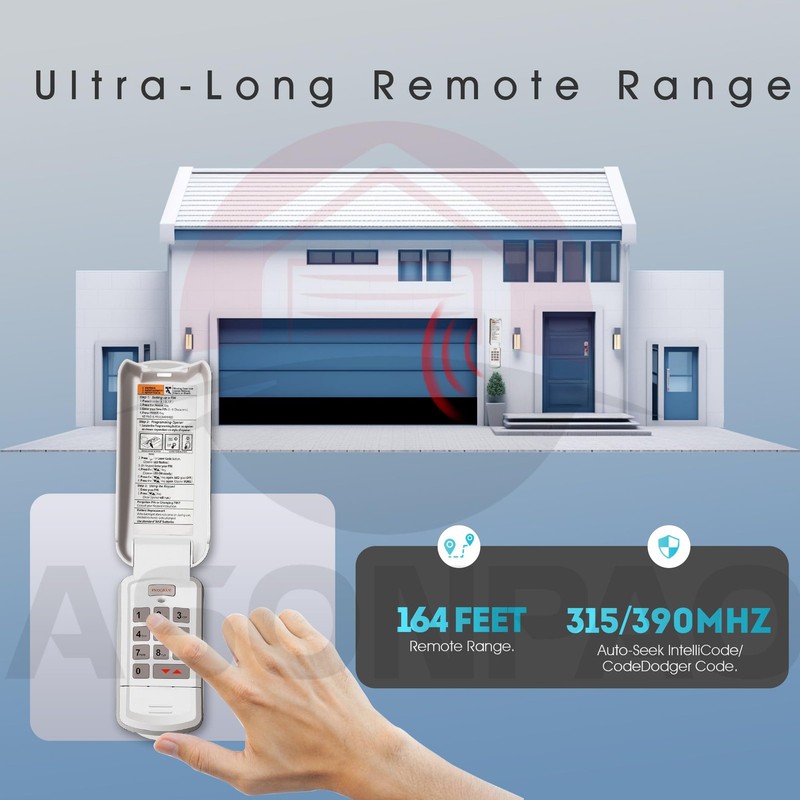 Overhead Door Legacy Odyssey Python Wireless Garage 1 Keypad, White gallery