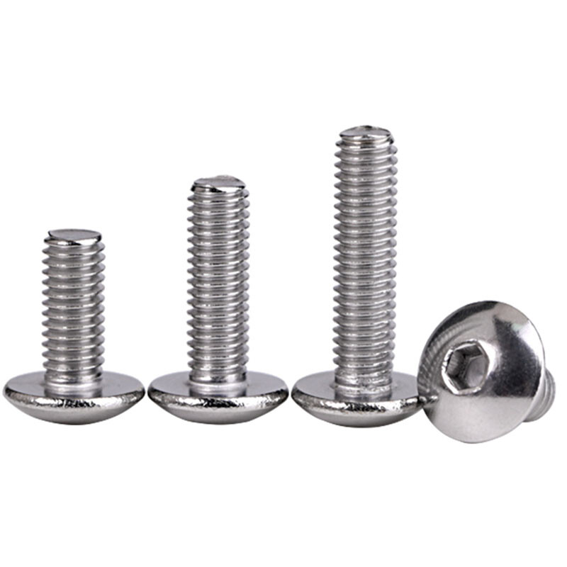 M5 - 0.8 5mm Truss Head Screws Allen Socket Bolts A2 304 Stainless Steel gallery