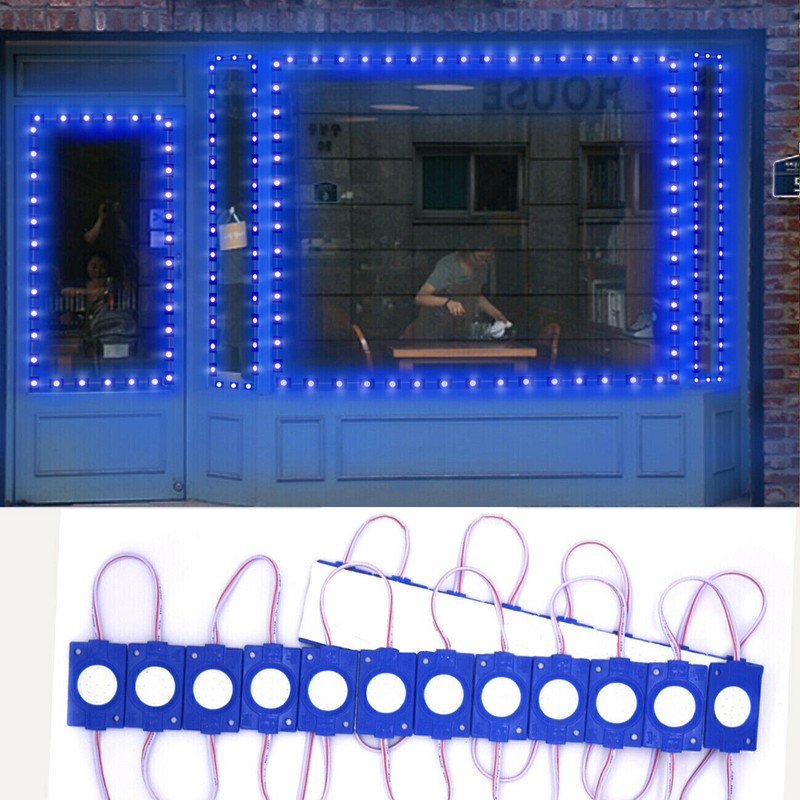 20PC~200PCS COB Module 1 LED Light IP65 Waterproof Super Bright Sign Lamp DC 12V gallery