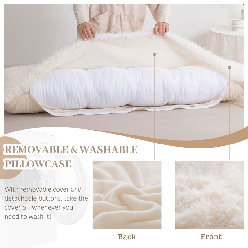 Reading Backrest Pillow for Bed Sofa Soft Back Support in Air-Conditioned Room gallery