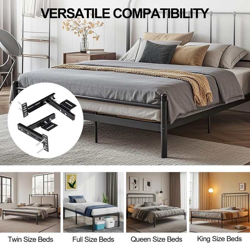 Headboard Brackets Kit for Adjustable Bed Base, Headboard Wall Mounting Bracket gallery