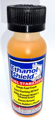 Ethanol Shield Fuel Stabilizer 2 ounces Boosts Octane Use in 2 & 4 Cycle Engines