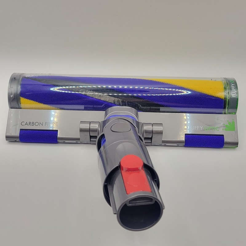 Dyson V12 Detect Slim Absolute Fluffy Optic Carbon Fiber Floor Head 425995-02 gallery