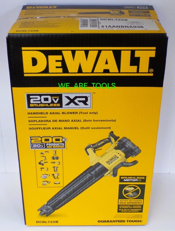 Boxed Dewalt DCBL722B 20V Brushless Cordless Handheld Blower 20 Volt 450 CFM gallery
