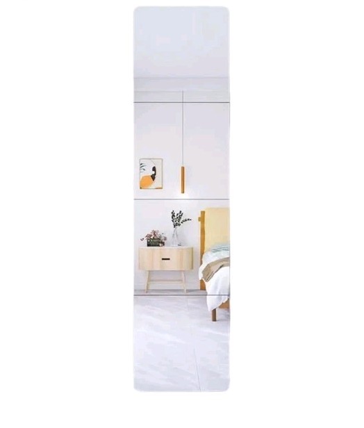 JEOYOO Full Length Shatterproof Acrylic Wall Mirrors (4)12×12 Pieces gallery