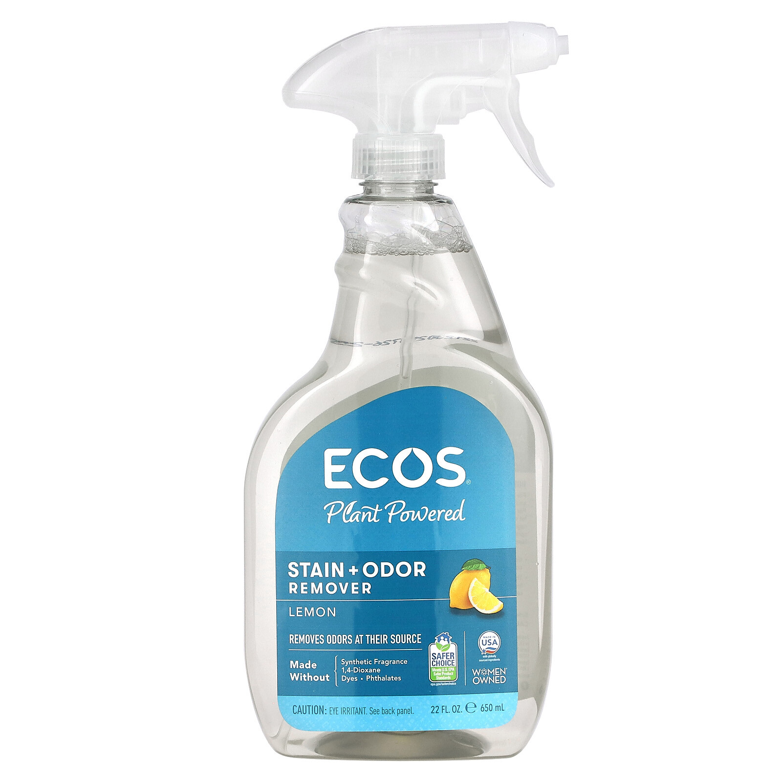 Ecos, Stain + Odor Remover, Lemon, 22 fl oz (650 ml) gallery