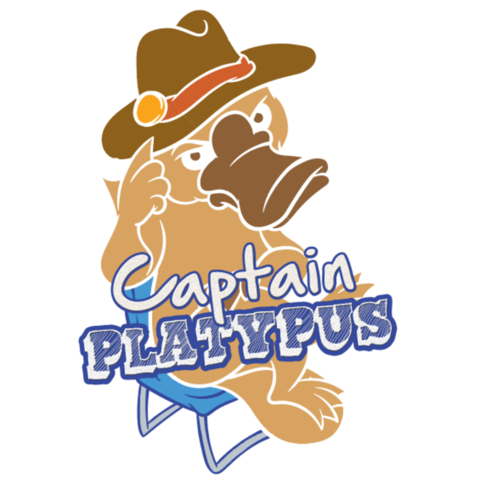CAPTAIN PLATYPUS Sublimation Print Ready to Press, Heat Transfer PICK YOUR SIZE gallery