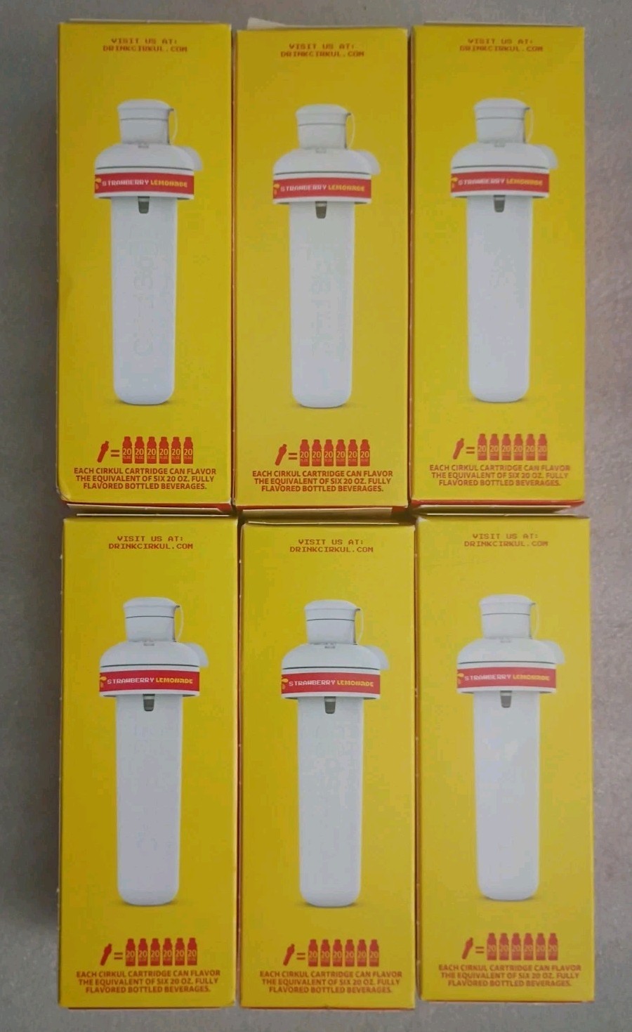 6 Count Cirkul Strawberry Lemonade Flavor Cartridges Exp. 10/26, 11/26, 12/26 gallery