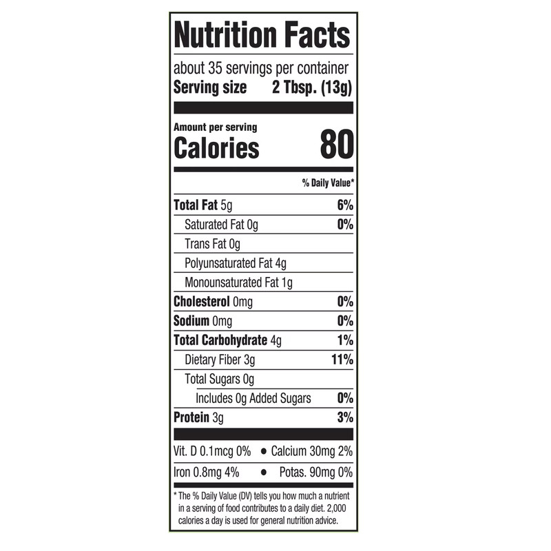 (2 pack) Great Value Organic Ground Cold Milled Flax Seed, 16 oz gallery