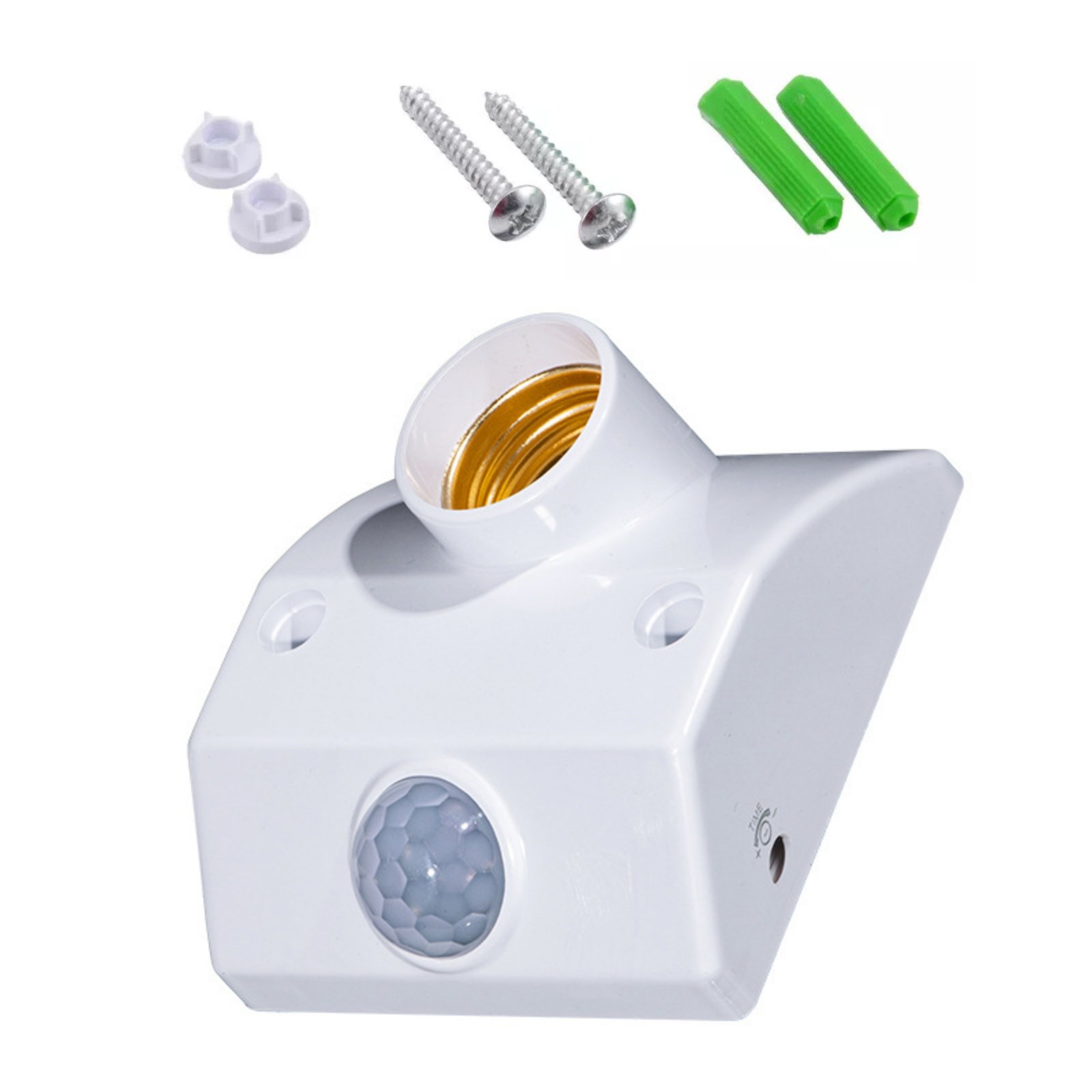 IP44 Auto Human Motion Sensor Detector Bulb Light Lamp Base Holder AC110-240V. gallery