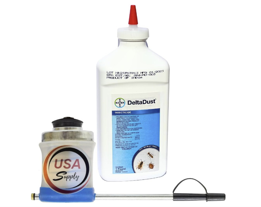 Delta Dust: Advanced Multi Use Pest Insecticide - Includes USA Supply Puffer gallery